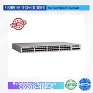 CISCO C9200-48P-E Stackable PoE+ Switch (Refurbished)