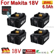BL1860B BL1860 BL1850 BL1850B For Makita 18V Baery 6Ah With LED lithium ion replacement LXT recharge