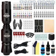 Pena Tato Roket Mini Baterai Isi Ulang Nirkabel RCAPort All-In-One Mesin Tato Motor Set Mesin Power