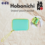 Hobonichi Drawer Pouch Pocket Aqua Lime