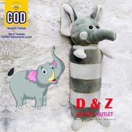 Boneka Gajah Elephant Karakter Lucu Bantal guling Mainan Kado Anak Perempuan laki-laki Pusat Boneka