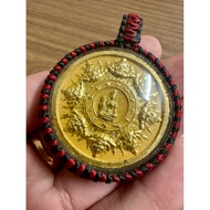 Jatukam Ramathep Run Ayuyen Pensukh 2548 yellow meat with gold plated®️ 3.7 CM Model of stay peacefu