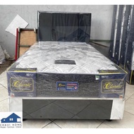 Set springbed classic elite spring bed ukuran 160x200cm lengkap set