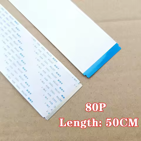 1-10pcs 80Pin AWM 20706 105C 60V VW-1 FFC Ribbon Cable 80Pin 50CM Logic board cable LCD screen cable