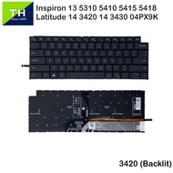 Dell Latitude 14 3420 3520  / Inspiron 13 5310 5410 5415 5418 04PX9K Laptop Replacement Keyboard