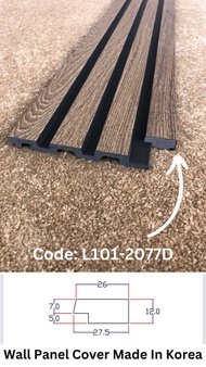 Wall Panel Wall Art Wall Deco Deko Dinding Deco Wall Fluted Wall Panel Wall Panel PVC Wall Panel WPC