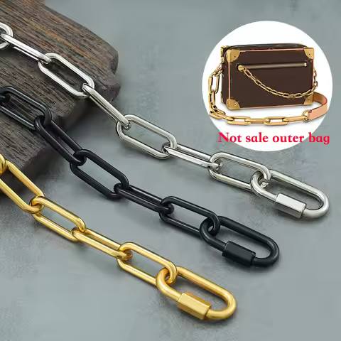 Shoulder Strap Chain Cross-Body Adjustable for LV Soft Trunk Acrylic Bag Chain Single Accessories