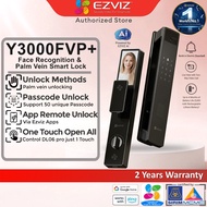 EZVIZ Y3000FVP Plus Face Recognition & Palm Vein Smart Lock with Video Call & App Unlock