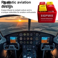 Broadhappy Realistic Cockpit Keychain Aviation Keychain 1 or 2 Pcs Crew Keychain with Egwps Warning 