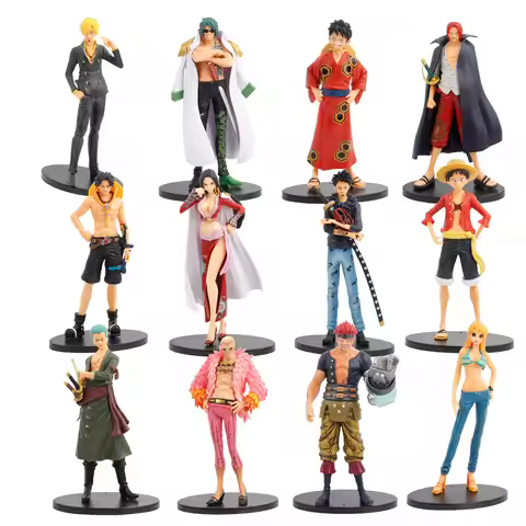 HIgh Quality Cheap Sale Anime One Piece Luffy Zoro Nami Sanji Franky Shanks Boa Kids Figures Pvc Mod