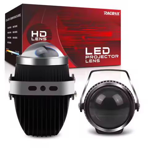 2 Inch Bi LED Fog Lights Projector Lenses High-Low Beam Fog lamp Len Universal for Honda ford focus 