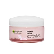24H Moisture Cream with Rose Water and Hyaluronic Acid, Face Moisturizer for Normal to Dry Skin, 1.7