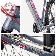 Bicycle Chain Protective Sticker Bike Frame Protector Anti-scratch Cable Accessories P2w0