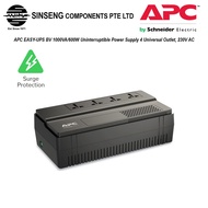 APC EASY-UPS BV 1000VA/600W Uninterruptible Power Supply 4 Universal Outlet, 230V AC [Order Model:BV1000I-MS]