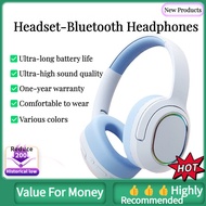 Malaysia Bluetooth 5.3 Headset ✨ | 15H Playtime & 40mm Bass | Low Latency for Gaming