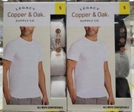 【小如的店】COSTCO好市多代購~COPPER &amp; OAK 男圓領短袖上衣/T恤/內衣(一組3件)亞洲尺寸 13939
