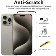 Tempered Glass Black Edge Film For OPPO A15 A16 A17 A31 A33 A37 A39 A3S A5S A3X A5X A55 A57 A58