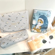 日本 現貨 Mofusand 筆袋 收納袋 頭箍 飯盒袋 餅乾 鯊魚貓系列