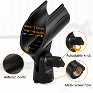Tabletop Mic Stand Adjustable Desktop Microphone Stand with 3/8 Inch Threaded for Most Microphone