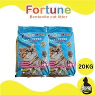 (20KG) Fortune Cat Bentonite Cat Litter 20KG Pasir Kucing Muurah
