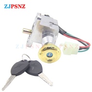 【Top-rated】 125cc 150cc Motorcycle Switch Key Faucet Lock Lock Electric Door Lock 4wires For Gy6 Cg1