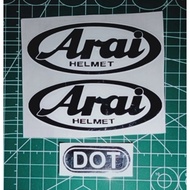 Arai Helmet Sticker 1set+dot