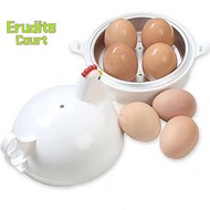 [EruditeCourtS] Microwave Chicken Shaped Microwave Egg Steamer Microwave Egg Steamer Egg Cooker [NEW