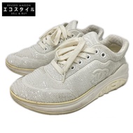 香奈兒 G35936 Coco Mark 亮片運動鞋，35 號 [二手]