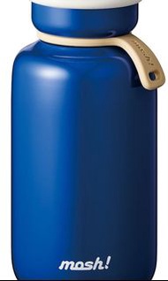 mosh不鏽鋼保溫瓶 450ml 藍色