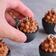 龜甲龍按键鎖匙扣 鑰匙圈/吊飾/多肉塊根/送禮/辦公室擺設/盆栽