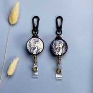 鋼線伸縮扣 | 鑰匙圈 | 識別證 | 卡套 - 女王貓系列 2 款任選