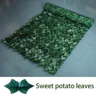 Simulation of green wall decorative fence fence leaves sunshade mesh fence wall leaves shelter ceili