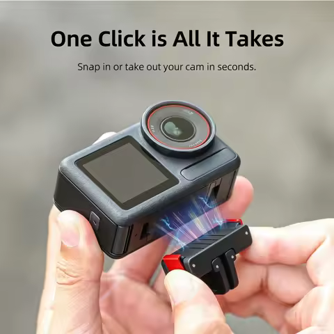 Motorcycle Windshield Clip Holder For GoPro Insta360 Go Ultra DJI Osmo Pocket4/3 Action 6 5 Pro Nano