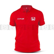 Hot Sales Baju Honda CR-Z CRZ Motorsport Racing Polo T Shirt Street Handsome Racing Car Short Sleeve