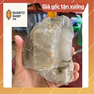 Original rough smoky quartz stone for home decoration, high energy purification, 10cm, weight610gram