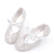 【Love ballet]2022ฤดูใบไม้ผลิเด็กแมรี่เจนส์รองเท้าแบนเงาเจ้าหญิงรองเท้าเด็กผีเสื้อรองเท้าไม่มีส้นสำหรับสาวๆเต้นรำบัลเล่ต์แฟลตรองเท้าเสื้อผ้าและรองเท้าเด็ก รองเท้าเด็กผู้หญิง  รองเท้าส้นแบนและรองเท้าแบบสวม