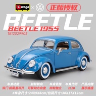[Goods Damaged] Beetle Beetle 1: 18 Volkswagen Beetle Alloy Car Model Toy Collection Ornaments Out o