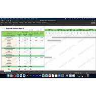 Simple Scrum Board Gantt Chart