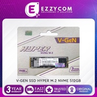 SSD V-GEN HYPER 512GB M.2 NVME PCIE GEN 3.0 - SSD VGEN 512 GB M2 NVME BEST QUALITYOriginal