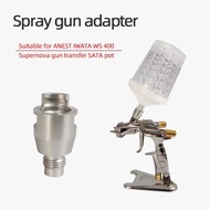 ANEST IWATA WS400 Spray Gun Connector Disposable Watering Can Fittings Spray Gun Cup Adapter For SAT