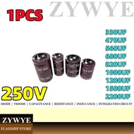Horn Electrolytic Capacitor 250V 330UF 470UF 560UF 680UF 820UF 1000UF 1200UF 1500UF 2200UF 250V In-l