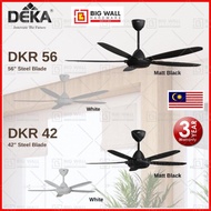 Deka 56 Inch AC Motor 4 Speeds Ceiling Fan DKR 56 / 42 Inch DKR 42 with Remote Control &amp; Toggling Function Kipas Siling