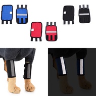 Knee Pad Dog for Dog Front Leg Reflective Elbow Protector Sleeve Hock Protection Wounds Heals Sprain