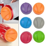 6PC Silicone Soda Can Lid Reusable Can Stopper for Soda Beer Drinks Juice Coke Beverage Fits Standar