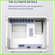 ∏ ☍ ▤ YGT V300 MINI GAMING CASE BLACK WHITE MICRO-ATX/ITX