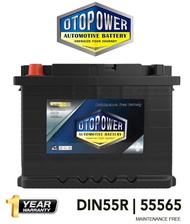 (AMBIL SENDIRI DI KILANG) BATERI KERETA “DIN55R OTOPOWER MAINTENANCE FREE BATTERY - 55565  SUITABLE 