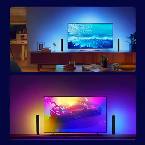 New Smart Ambilight TV Led Backlight Fancy LED 4K HDMI Device Sync Box WS2811 LED Strip RGBIC For PC