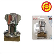 DOE DE60 Stop Cock | Concealed Stopcock/ Chrome (1/2" & 3/4") | Bathroom Shower Stop Cock
