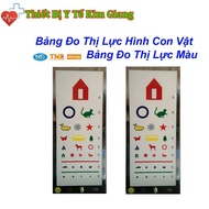 Animal Shaped Vision Chart - Medilamb TNE Color Vision Chart