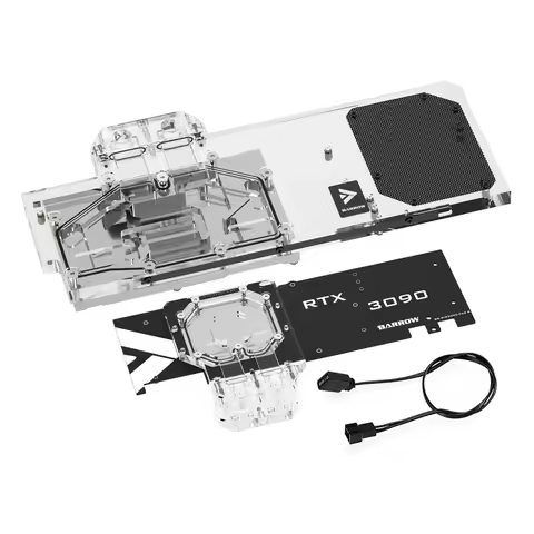 Barrow GPU Water Block For GIGABYTE 3090 3080Ti 3080 GAMING EAGLE VISION, 5V ARGB 3PIN Motherboard A